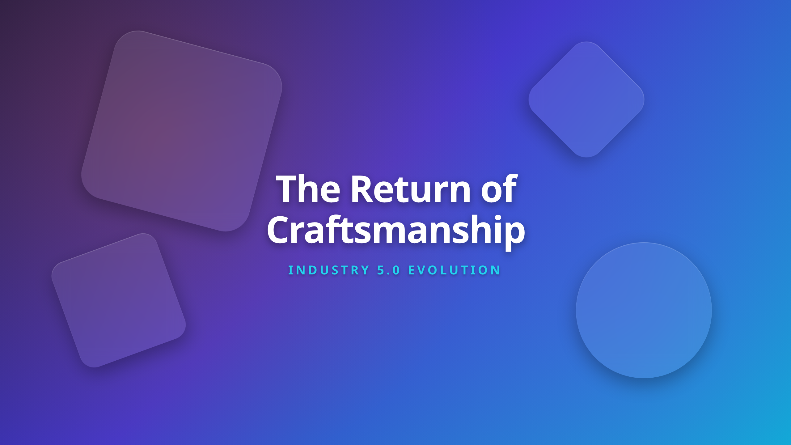 Industrial evolution from guild craftsmanship to mass production and modern Industry 5.0 hybrid models